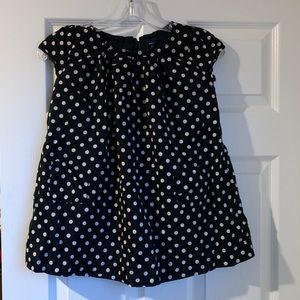GAP polka dot shift dress